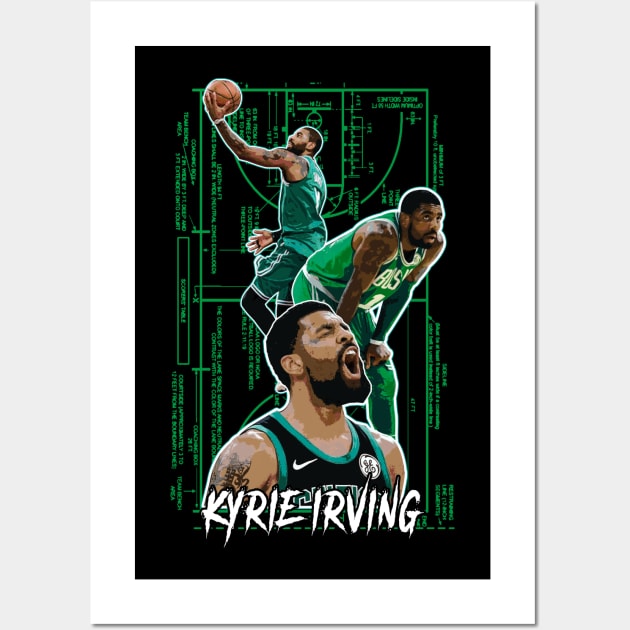 kyrie irving Wall Art by 10thstreet